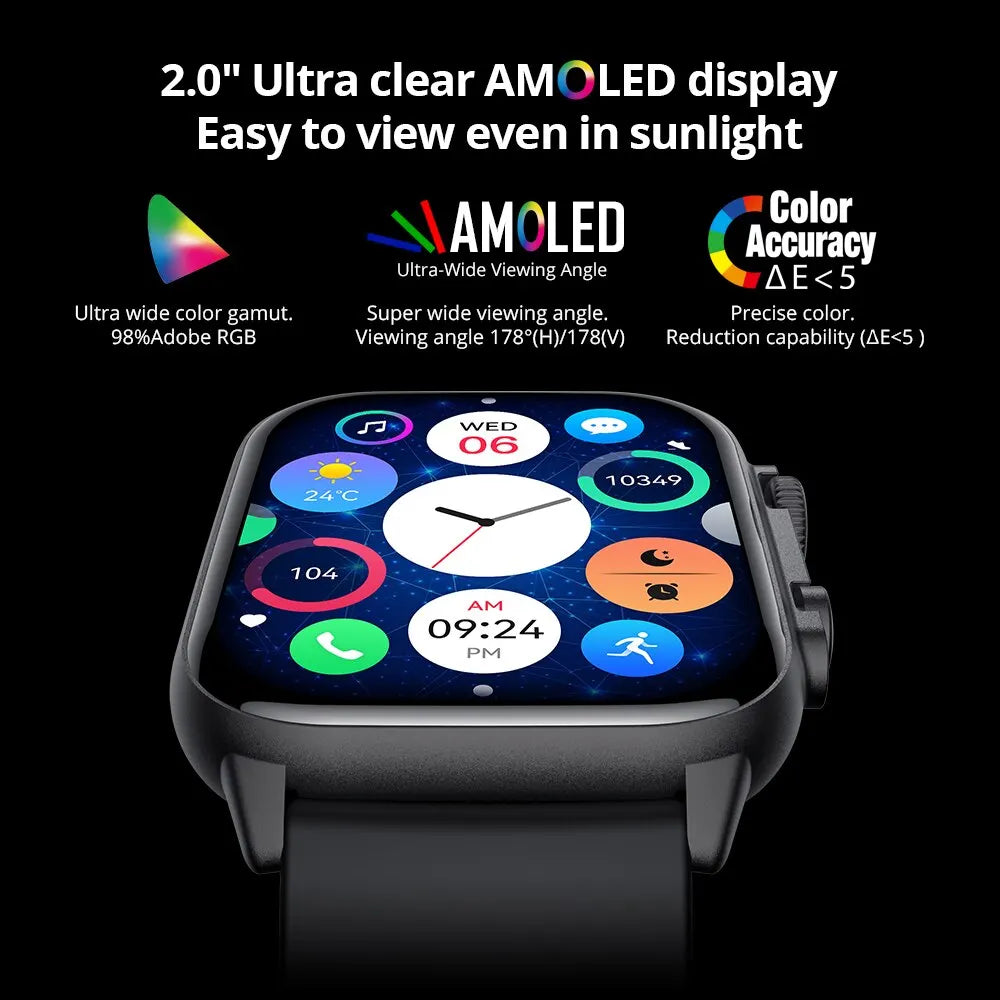 COLMI C81 2.0" AMOLED HD Screen Men & Women's Waterproof Smart Watch