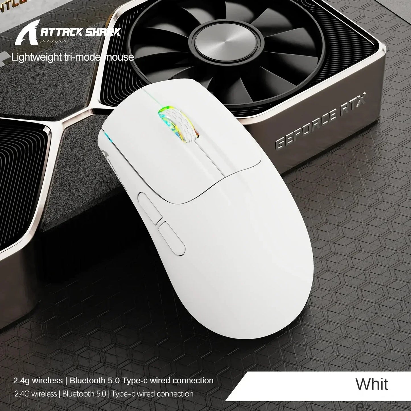 Attack Shark X5 Tri-Mode Wireless Rechargeable Gaming Mouse
