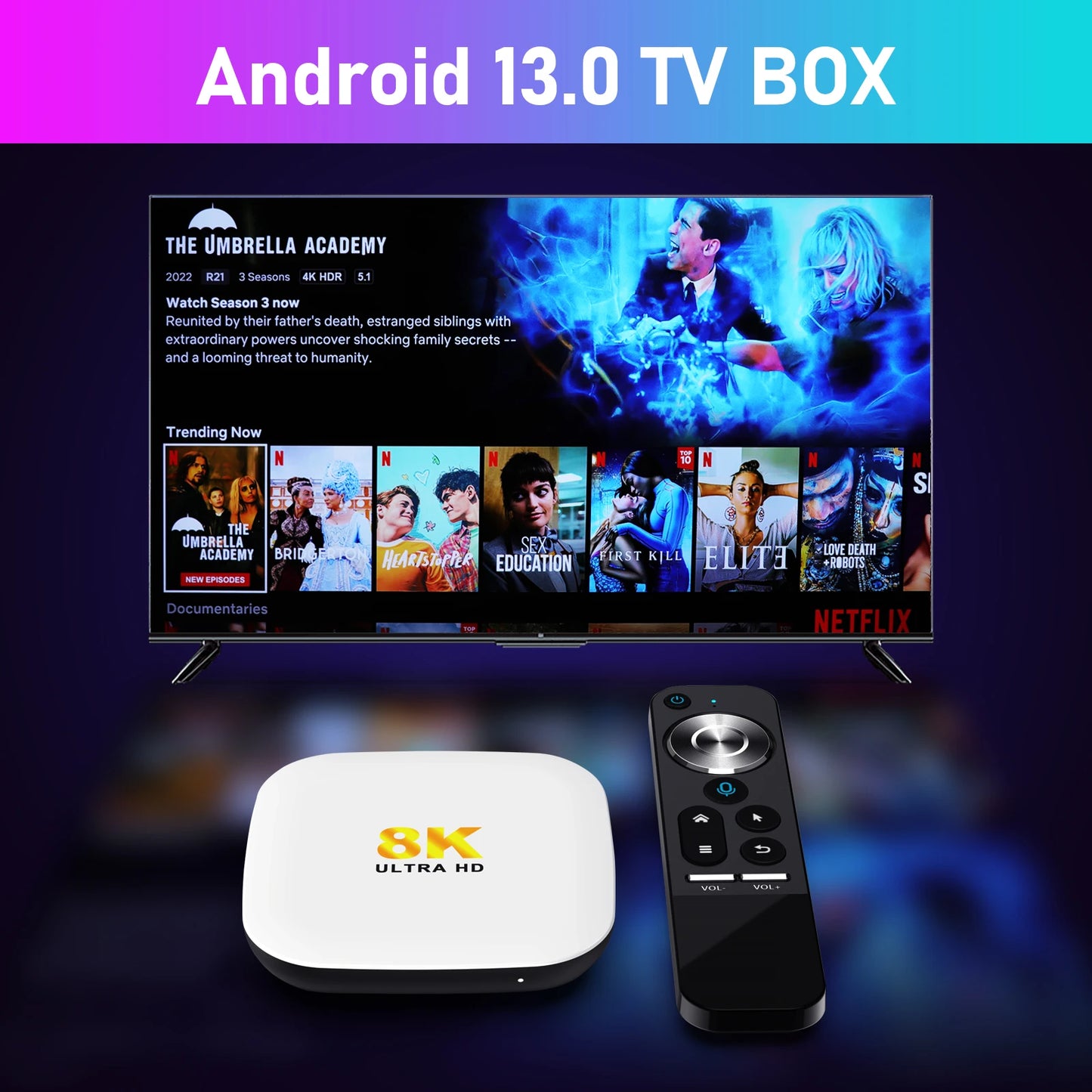 H96 Max M2 Android Smart TV Box | Wireless 8K HD Media Player