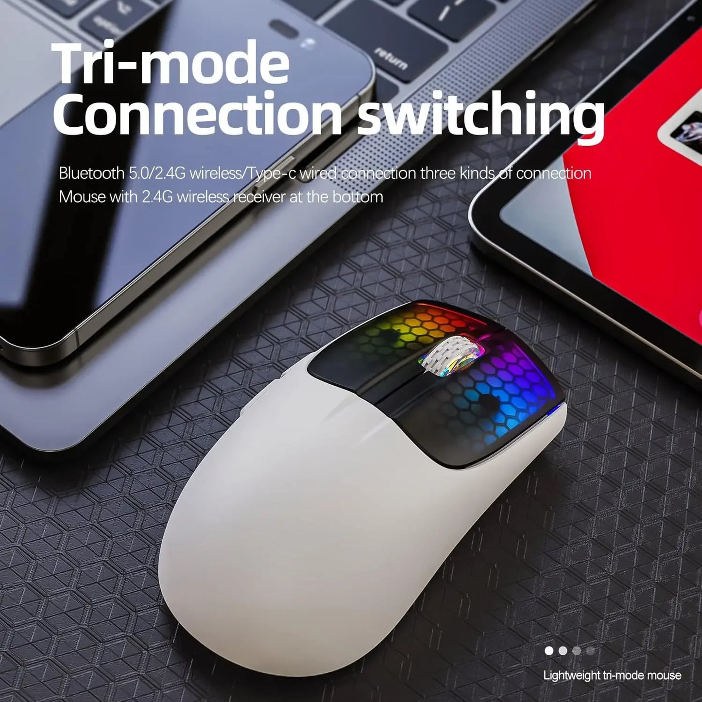 Attack Shark X5 Tri-Mode Wireless Rechargeable Gaming Mouse