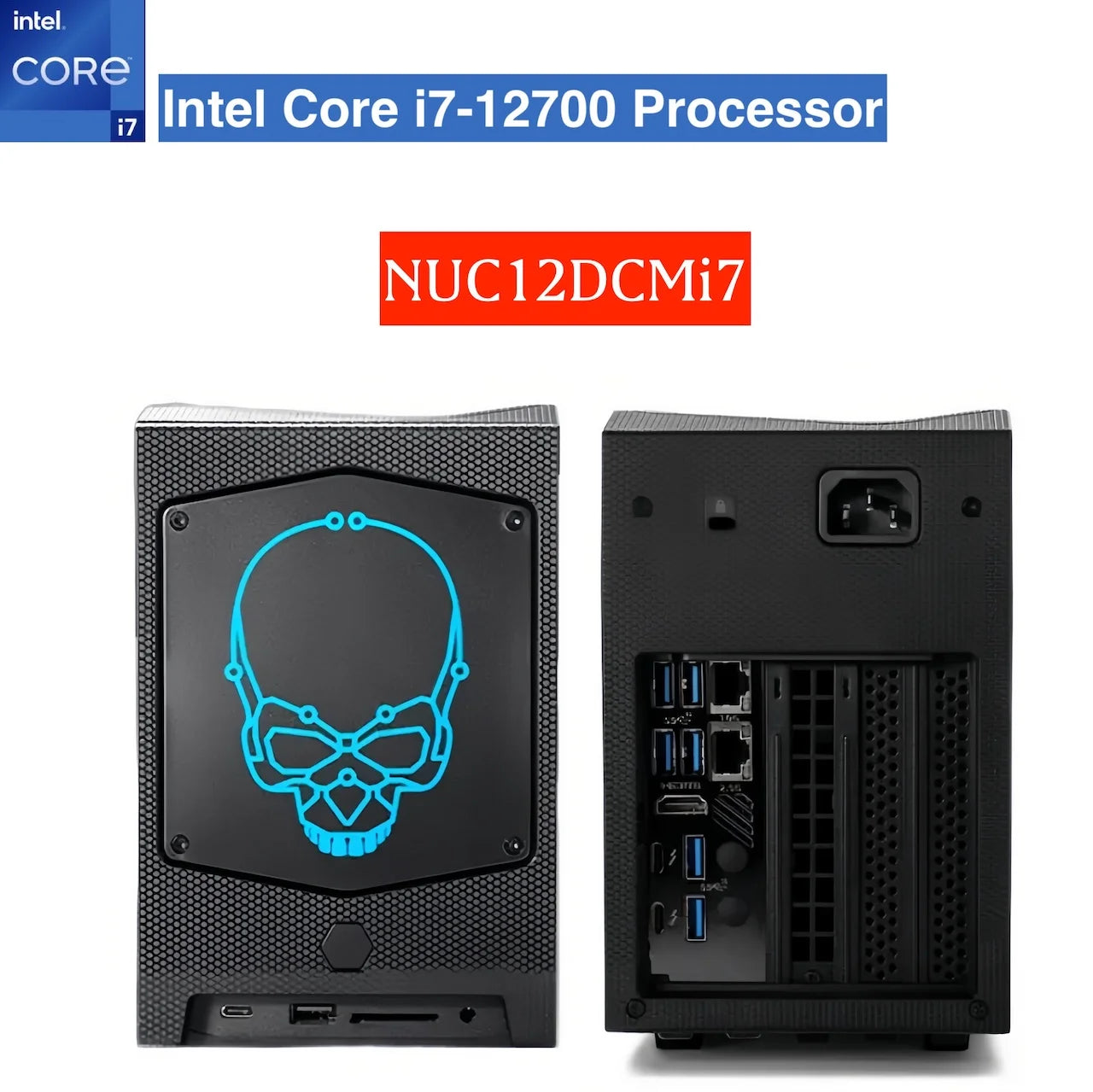 NUC12DCMi7 Mini Gaming PC Intel 12th Core i7-12700 Extreme DDR4 Dual Channel