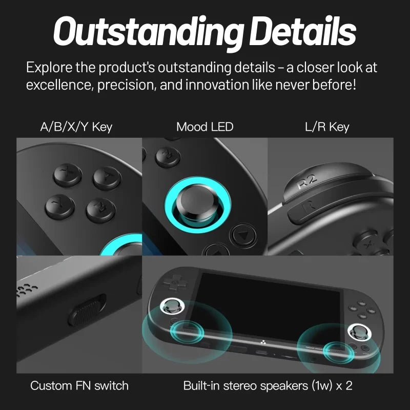 Trimui Smart Pro Handheld Game Console 4.96" IPS Screen