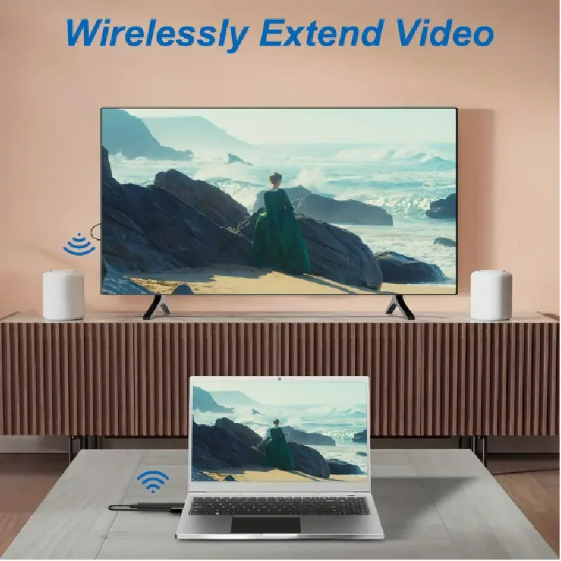 DColor Wireless 1080P HD Media Transmitter / Receiver Extender Kit