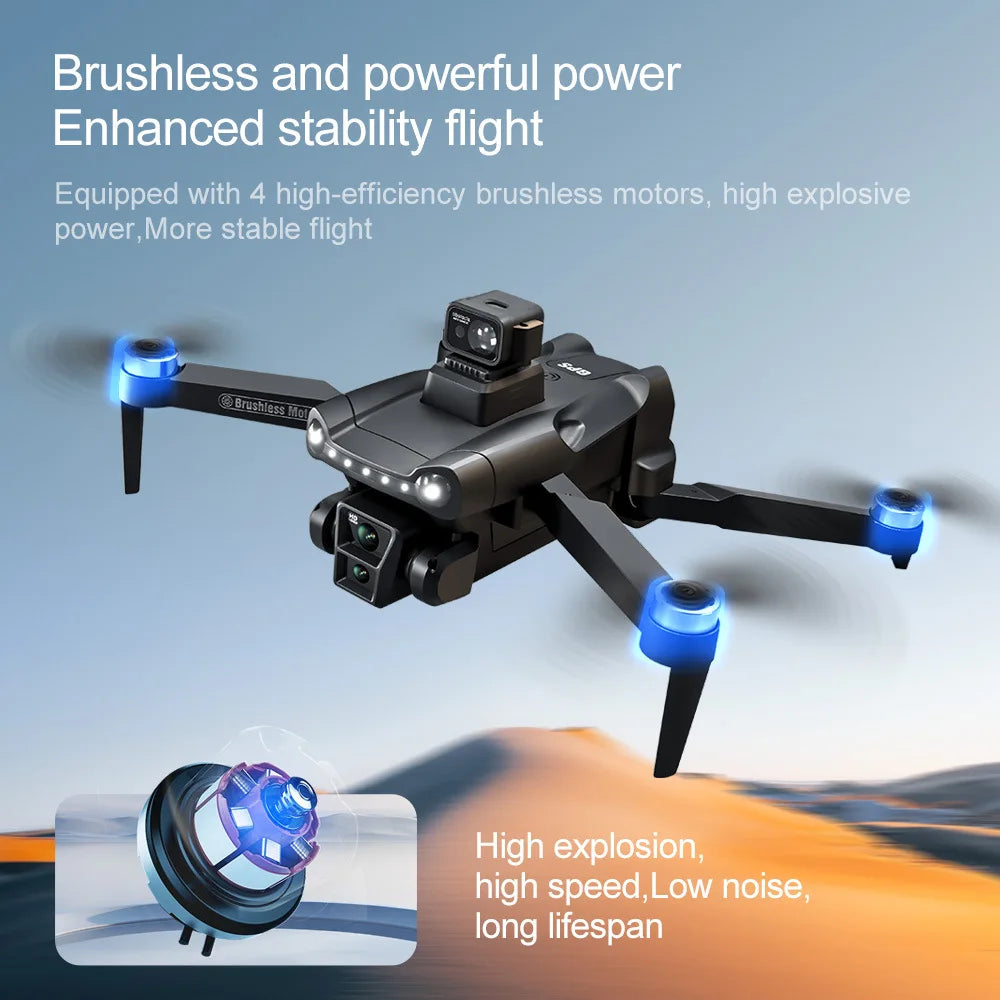 V198GPS Mini Quadcopter Drone Profesional 8K HD Camera