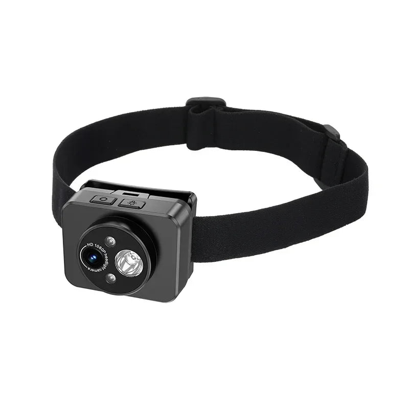 Head-mounted 2 Megapixel LED Lamp Video Camcorder