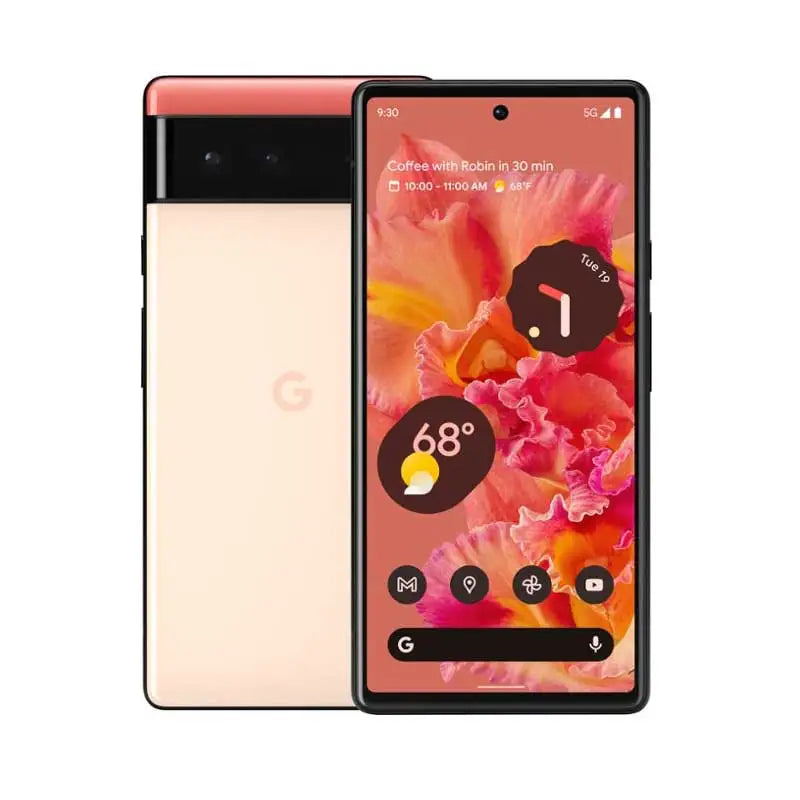 New Unlocked Google Pixel 6 5G 6.4" 8GB RAM 128GB 256GB ROM Tensor Octa Core