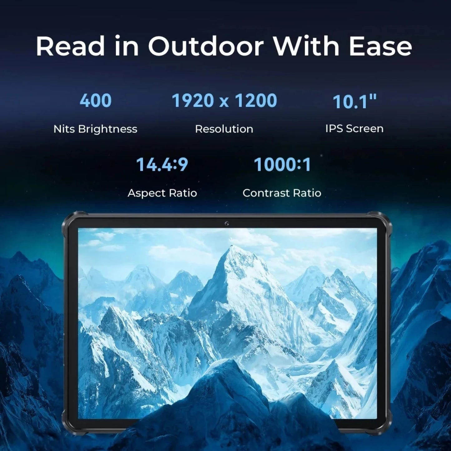 Oukitel RT7 TITAN 4G Rugged Tablet PC 10.1" FHD 8GB + 256GB Android Tablet