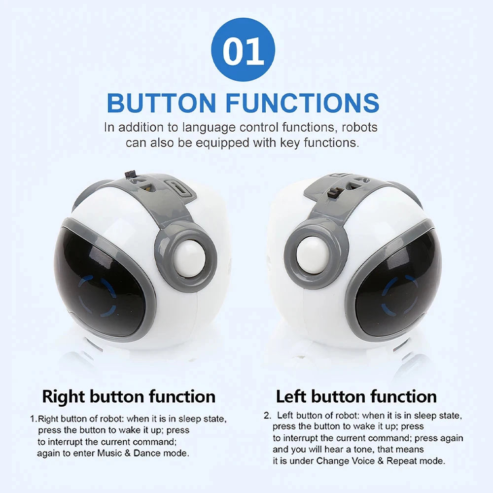 939A Children's Pocket Sized Interactive Robot With Voice Recognition