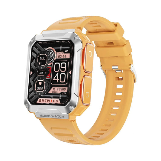 Mens Bluetooth Waterpoof Sports Smart Watch With 1.96" HD Screen