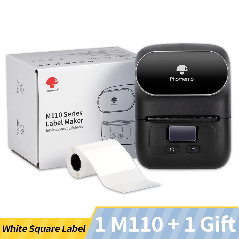Phomemo Bluetooth M110 Mini Label / Barcode Printer | 20 - 50 MM