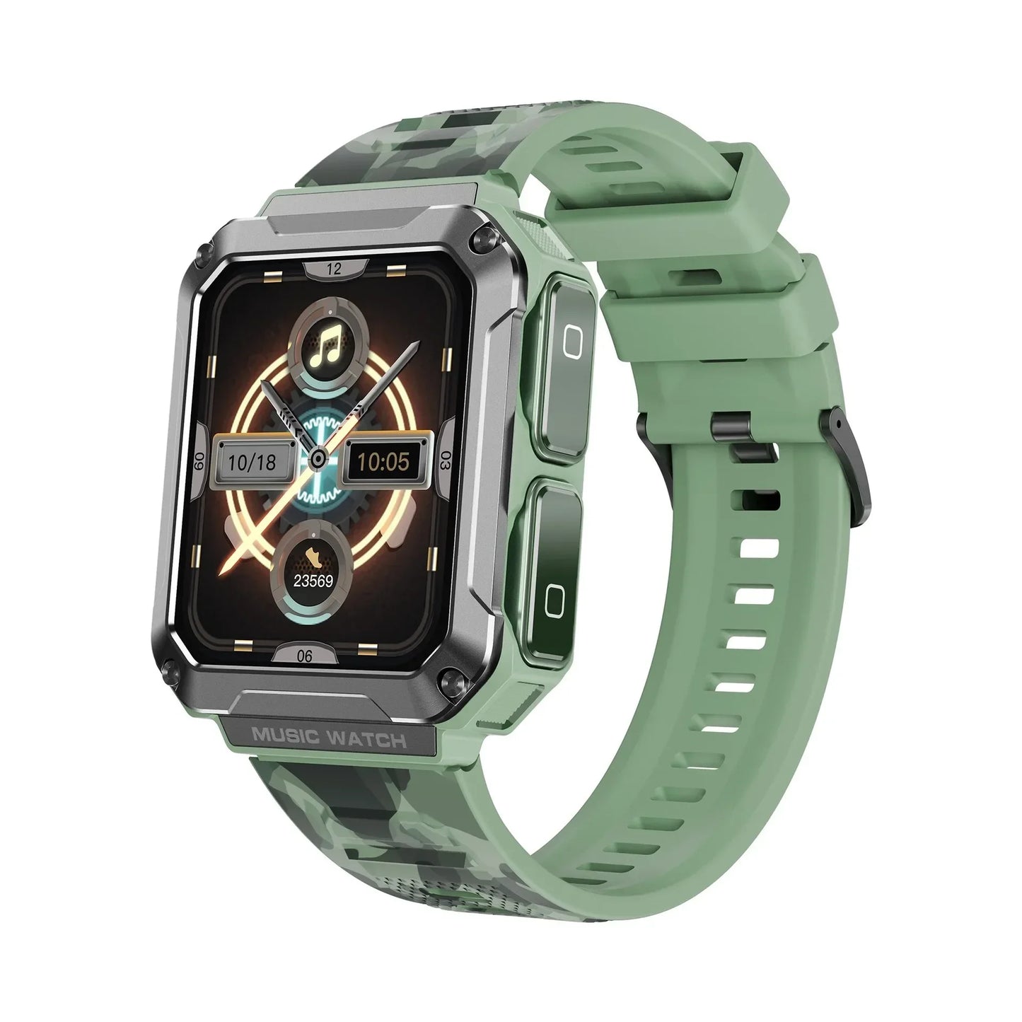 Mens Bluetooth Waterpoof Sports Smart Watch With 1.96" HD Screen