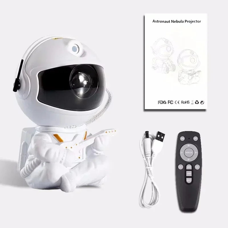 Astronaut 2-Way LED Starry Nebula | Galaxy Bedroom Projector Lamp