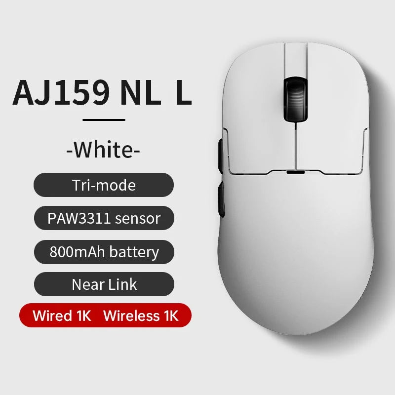 AJAZZ AJ159NL NearLink Wireless | Rechargeable Tri-Mode Gaming Mouse