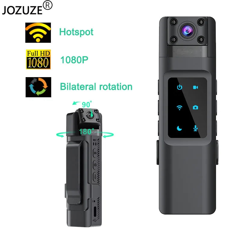 JOZUZE 1080P HD Mini Camera | Video Recorder With Infrared Night Vision