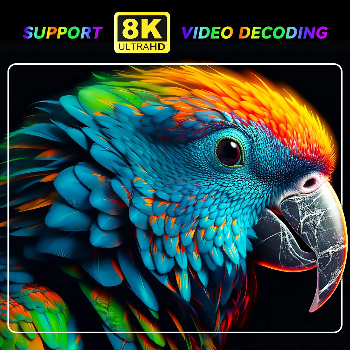H96 Max M7 Android Smart TV Box | Wireless 8K HD Media Player