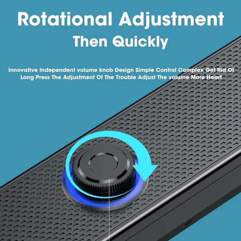 Bluetooth 4D Computer & Home Theater Surround Sound Speaker Bar