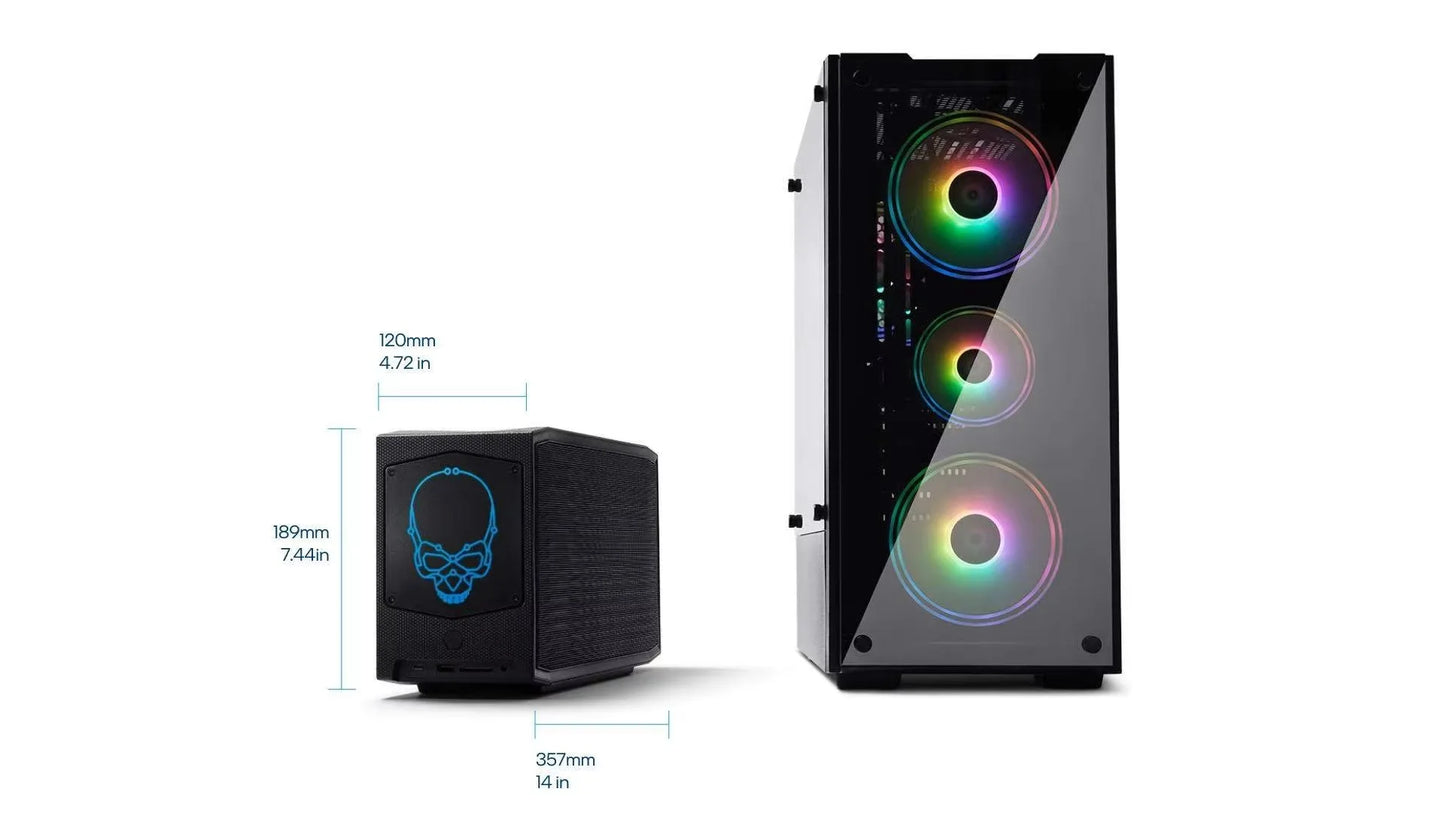 NUC12DCMi7 Mini Gaming PC Intel 12th Core i7-12700 Extreme DDR4 Dual Channel
