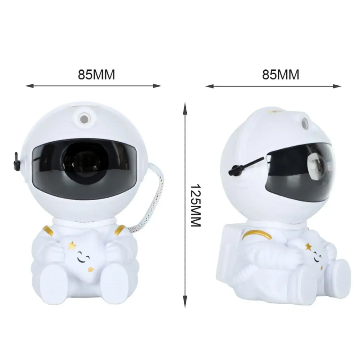 Astronaut 2-Way LED Starry Nebula | Galaxy Bedroom Projector Lamp
