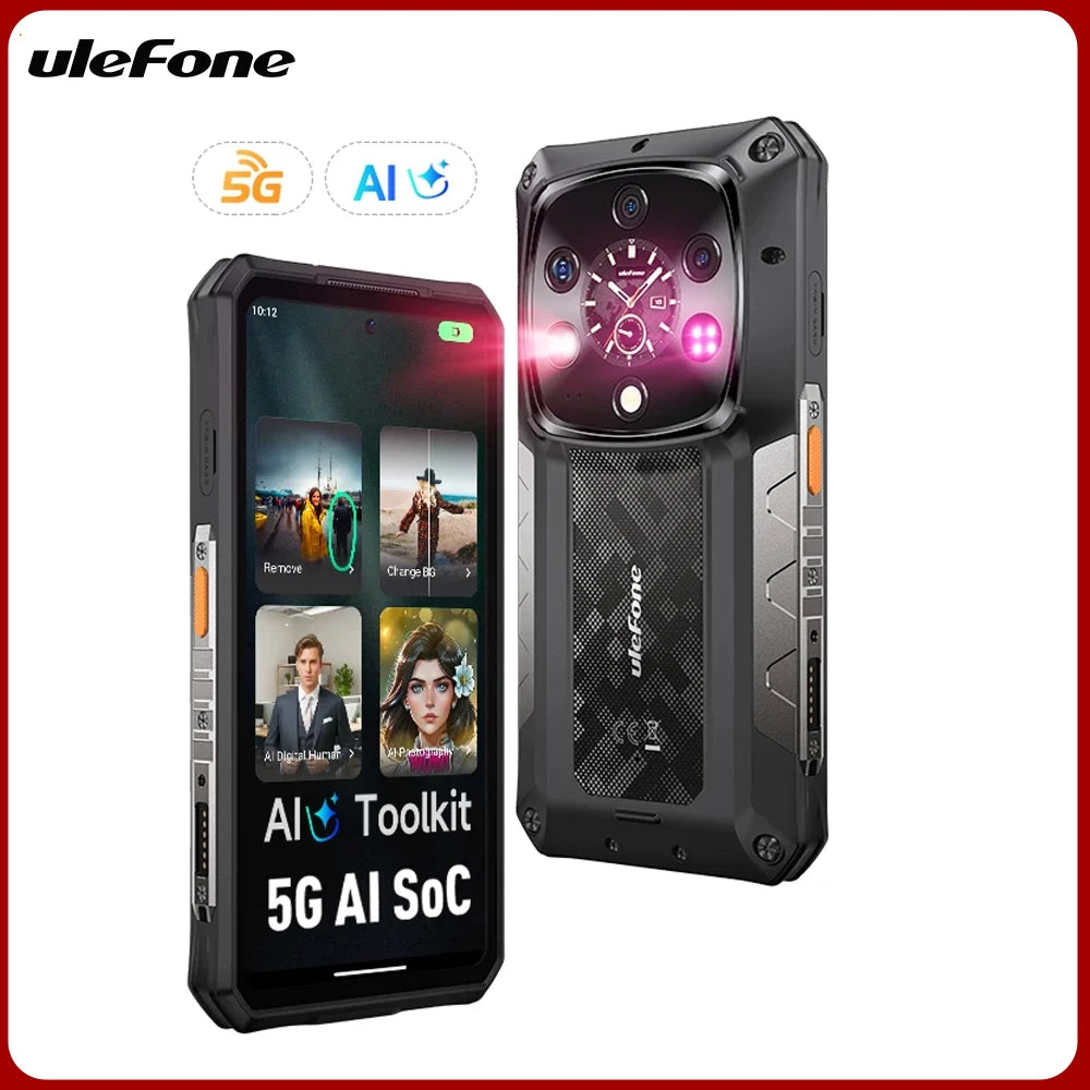 Ulefone Armor 28 Ultra 5G Rugged Smart Phone w AI Thermal Imaging