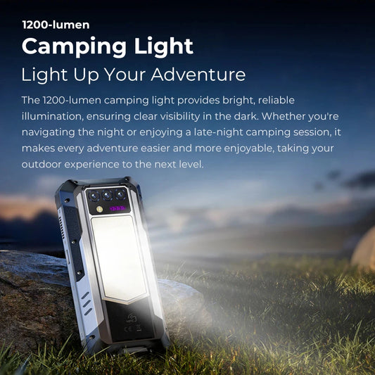Oukitel WP100 TITAN 5G Rugged Smartphone w Built-in Projector