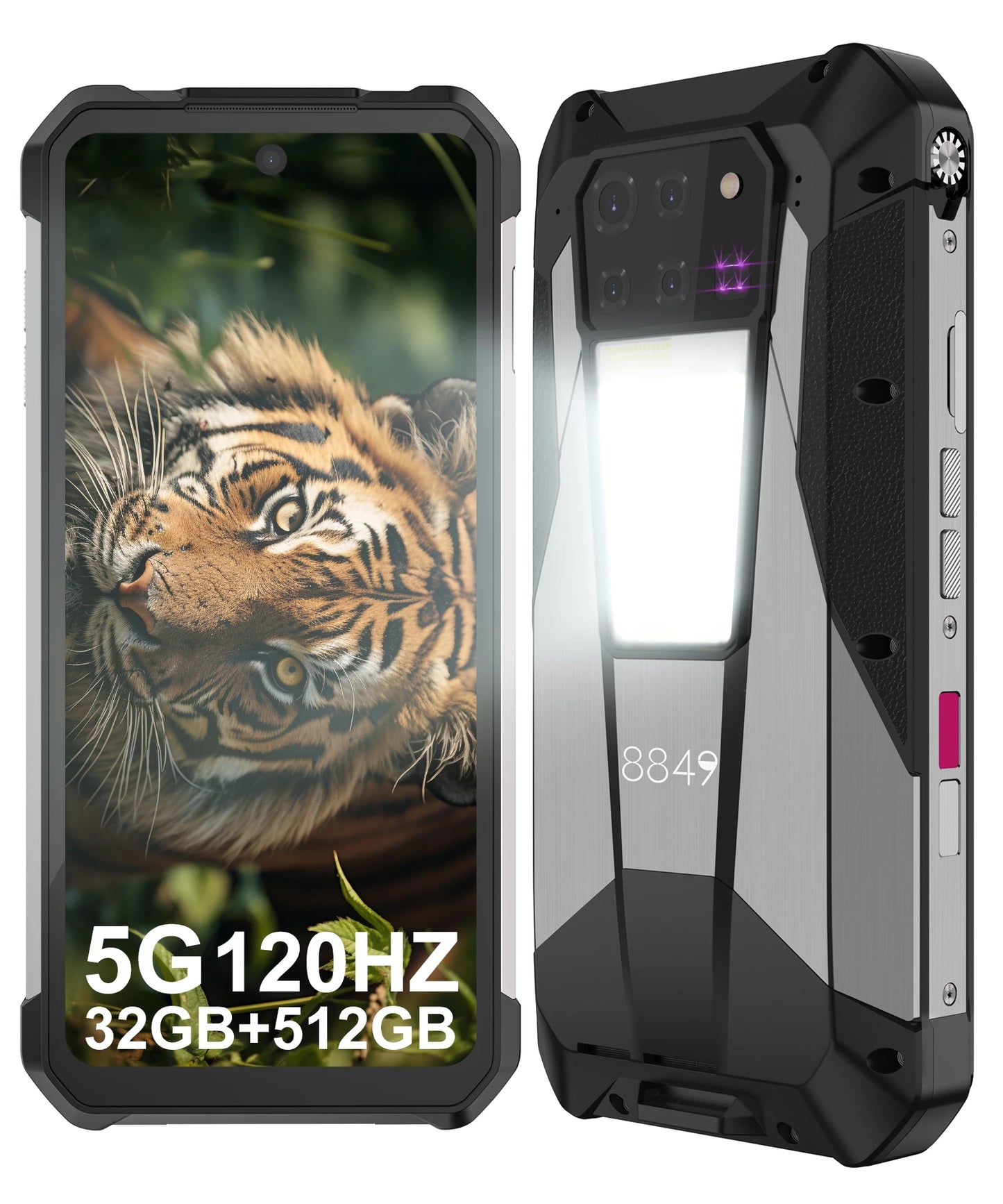 Unihertz 8849 Tank 3 Pro 5G Projector Dual Camera Smart Phone