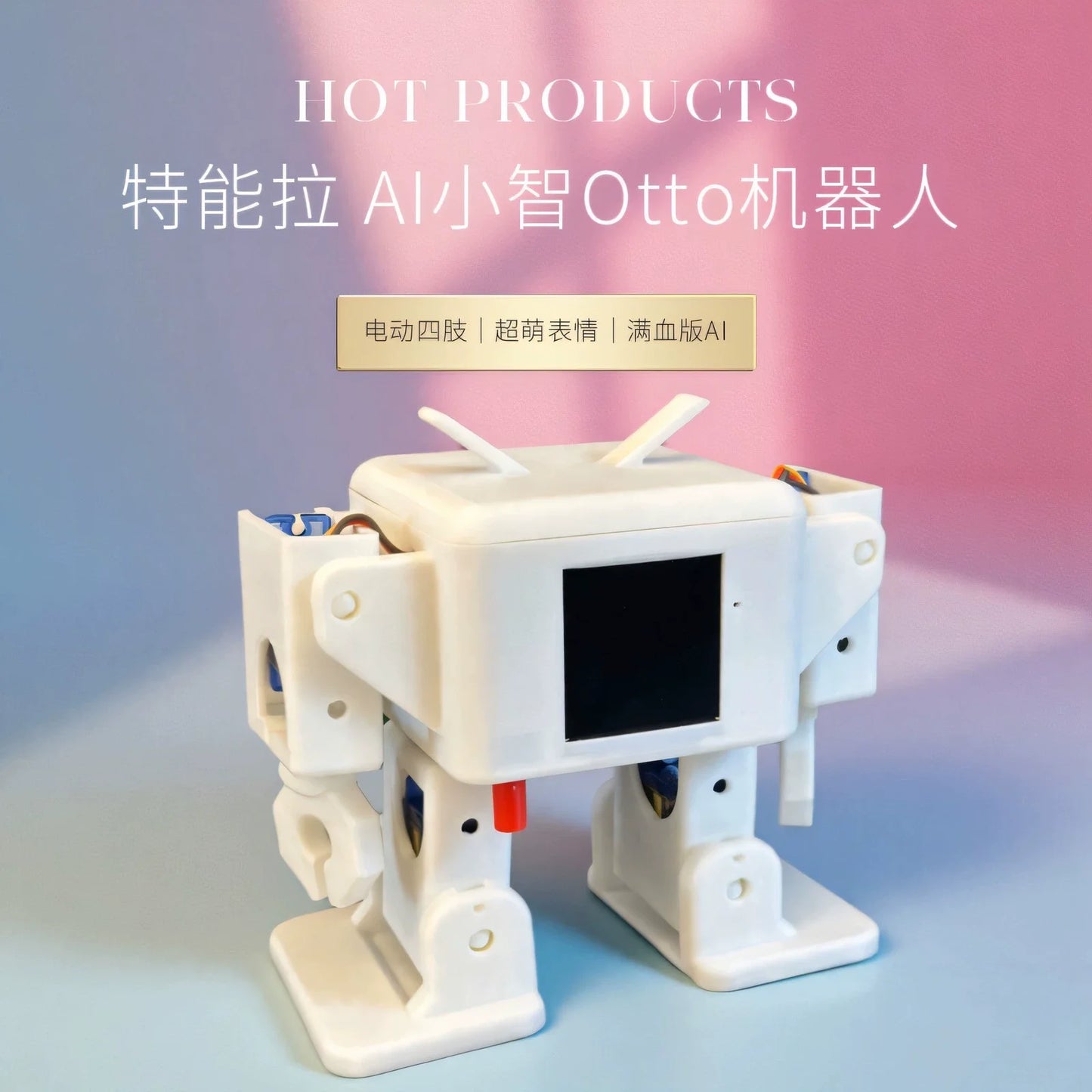 Xiaozhi Ai Otto Intelligent Robot Build-in Qwen DeepSeek ESP32 Chip