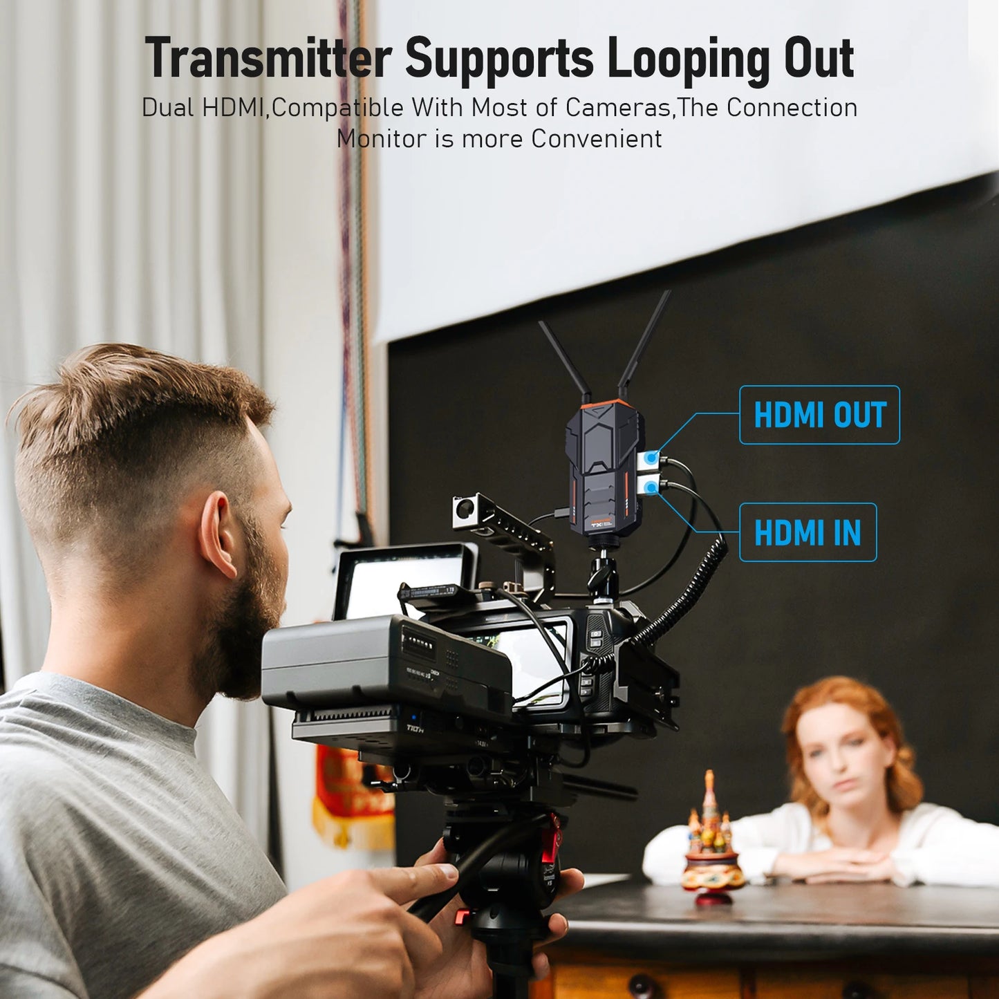 Lemorele Wireless 5.8Ghz HDMI Transmitter & Receiver Video Extender