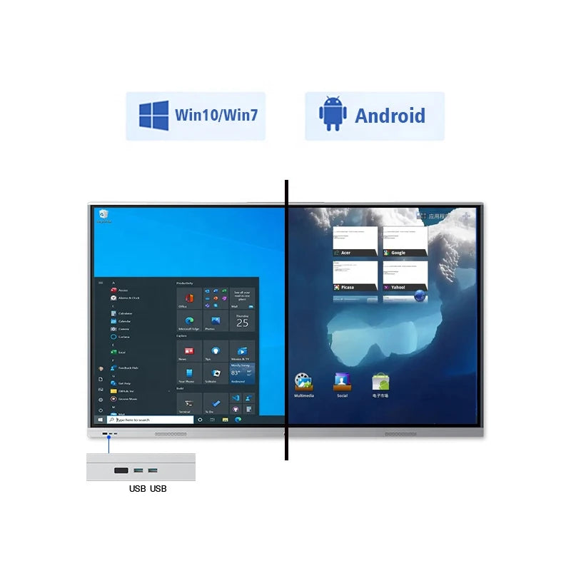 TVISION 75 Inch LCD Touch Screen | Interactive Whiteboard