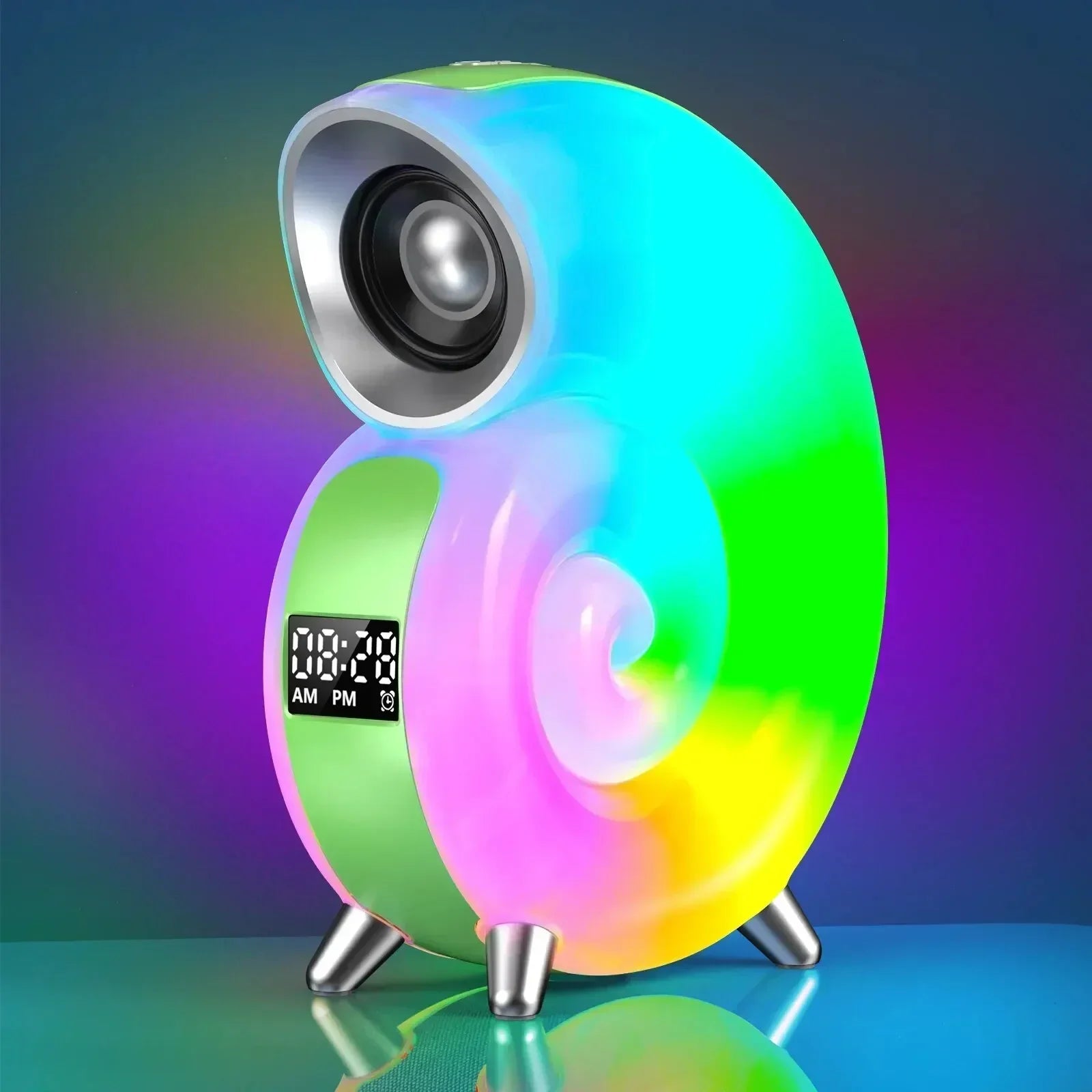 Buy from Bonkers Portable Digital Alarm Clock With Bluetooth Speaker & LED Night Light