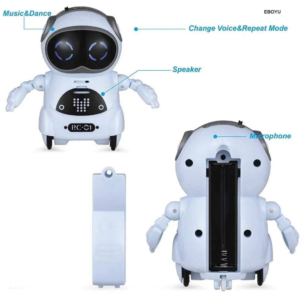 939A Children's Pocket Sized Interactive Robot With Voice Recognition