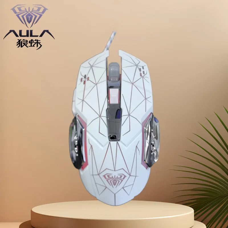 AULA S20 USB Wired 6-Key Programmable Gaming Mouse