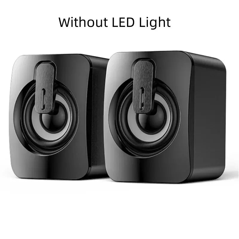 Computer Speaker Stereo Sound With Microphone 3.5mm AUX Home Office PC Speaker for Macbook Desktop Notebook Computer Loudspeaker