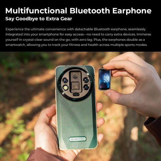 Oukitel WP200 Pro 5G Rugged Smart Phone w Detachable Earphone / Watch