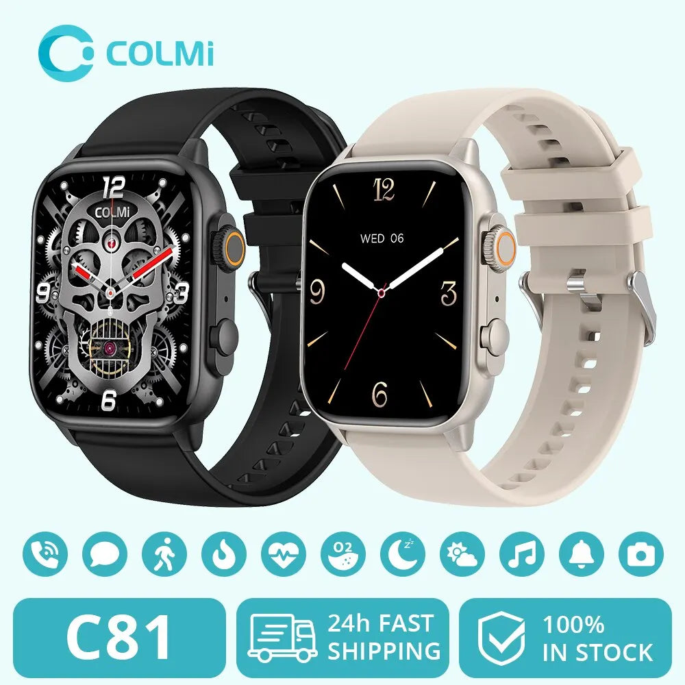 COLMI C81 2.0" AMOLED HD Screen Men & Women's Waterproof Smart Watch