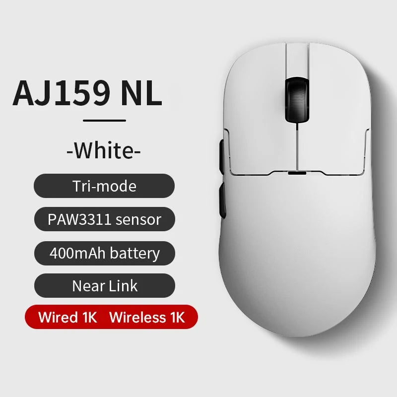 AJAZZ AJ159NL NearLink Wireless | Rechargeable Tri-Mode Gaming Mouse