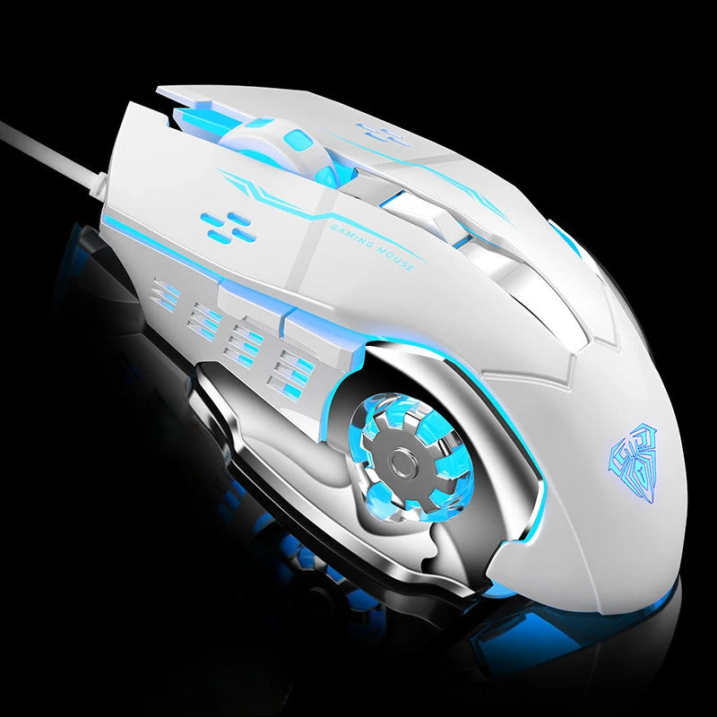 AULA S20 USB Wired 6-Key Programmable Gaming Mouse