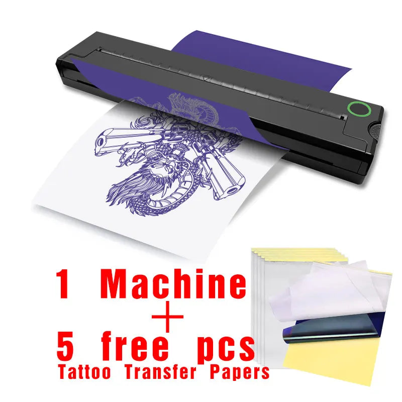 A4 PDF Bluetooth Wireless Tattoo Stencil Thermal Transfer Printer