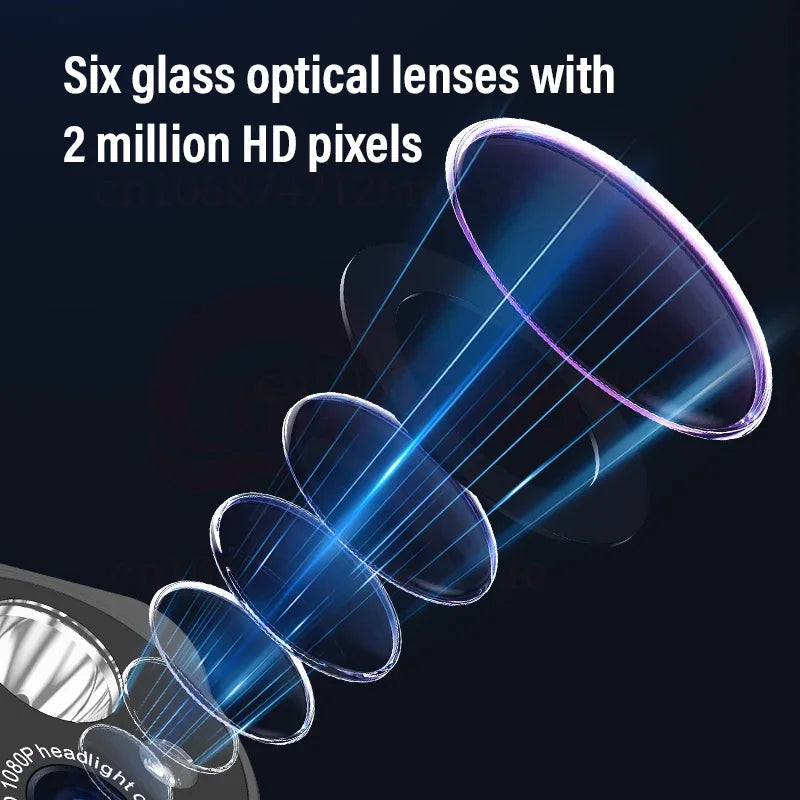 Head-mounted 2 Megapixel LED Lamp Video Camcorder