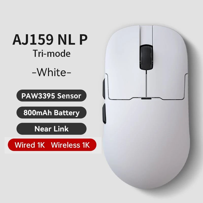 AJAZZ AJ159NL NearLink Wireless | Rechargeable Tri-Mode Gaming Mouse