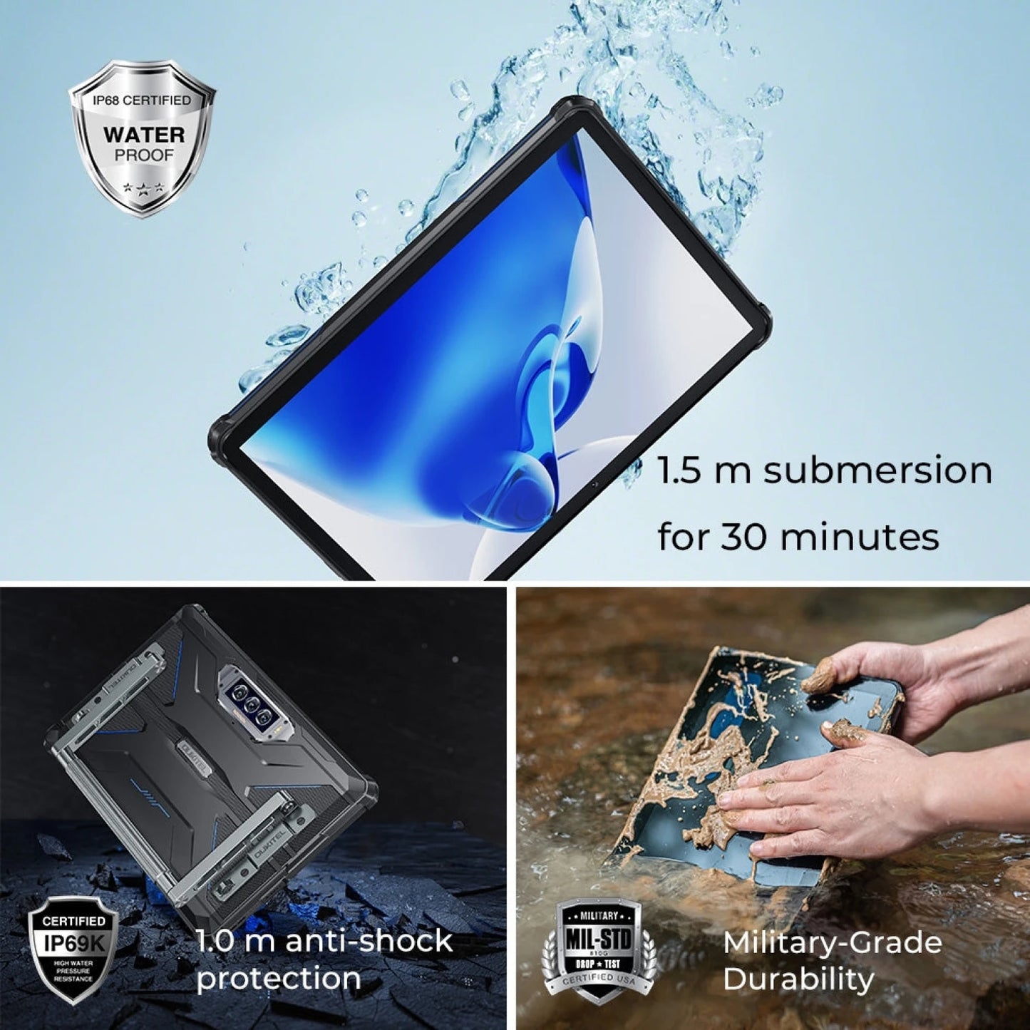 Oukitel RT7 TITAN 4G Rugged Tablet PC 10.1" FHD 8GB + 256GB Android Tablet