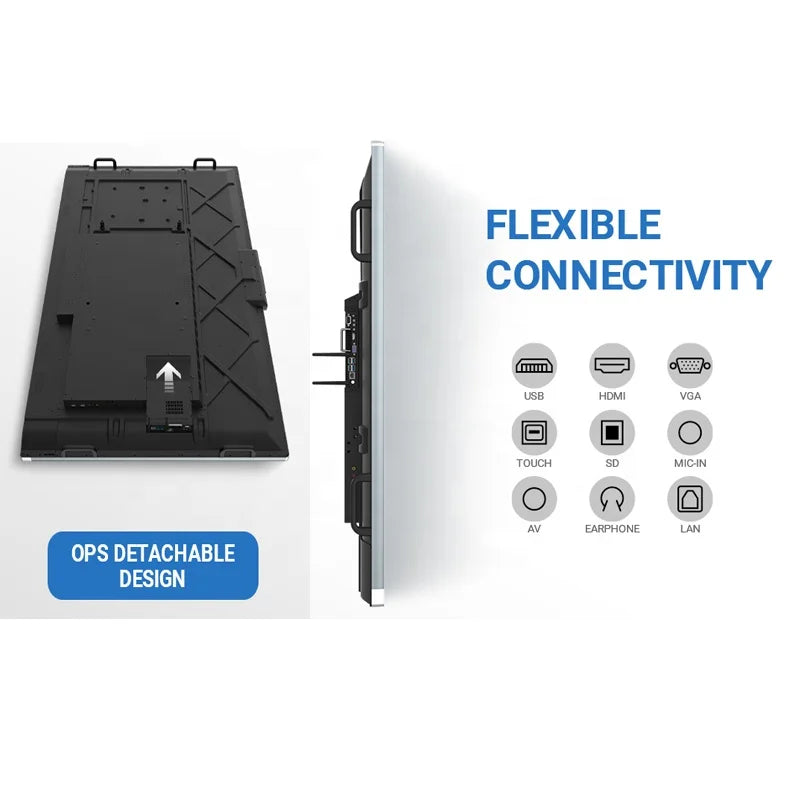 TVISION 75 Inch LCD Touch Screen | Interactive Whiteboard