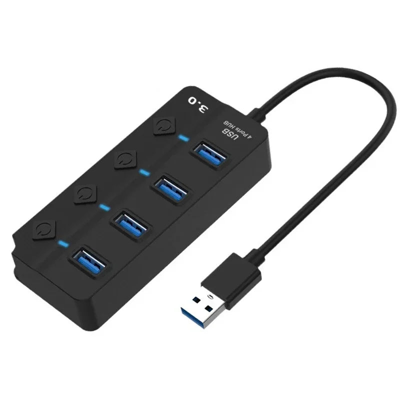 4/7 Port USB 3.0 Port Extender with LED Indicator