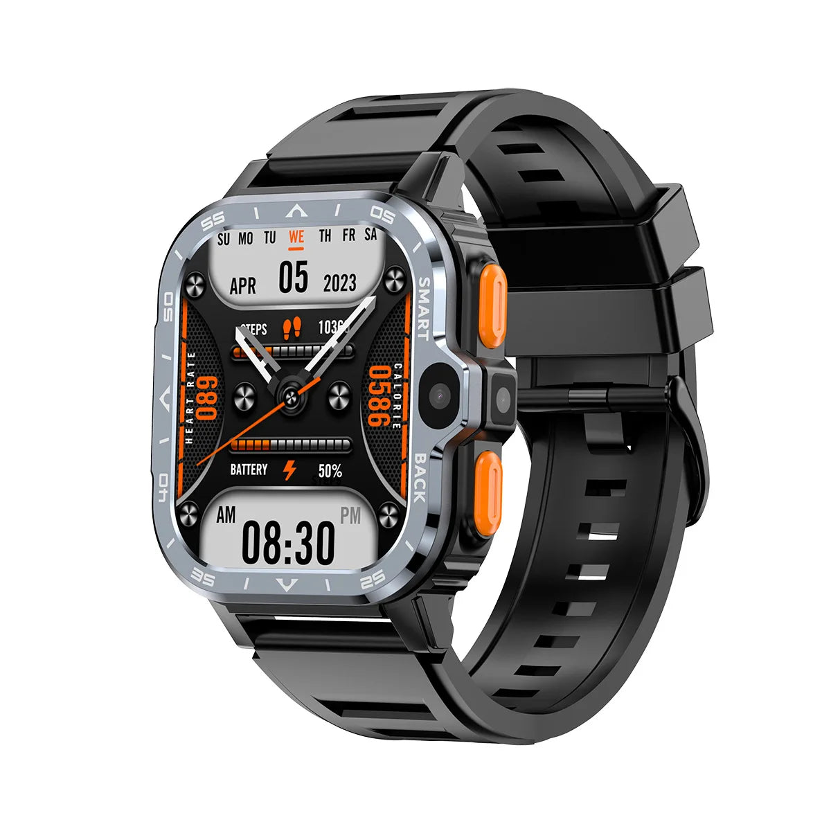 Valdus PGD Men's Android GPS Smart Watch HD Dual Camera
