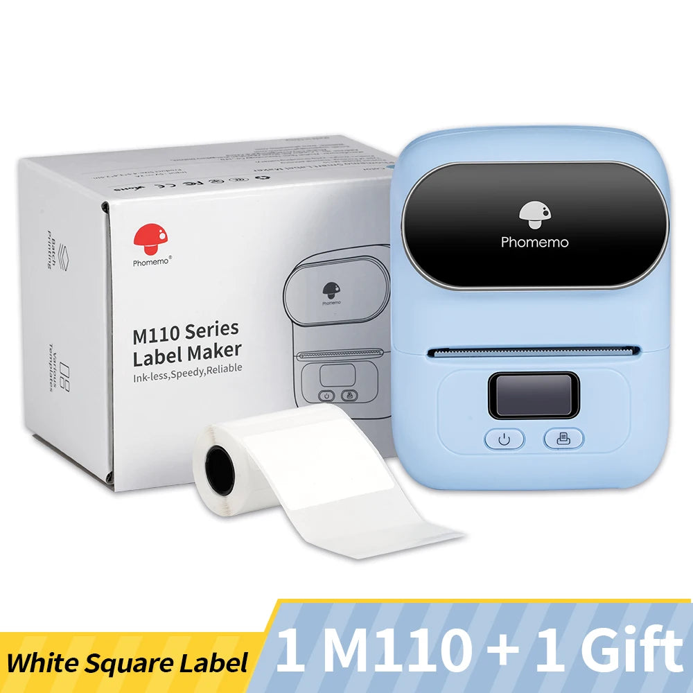 Phomemo Bluetooth M110 Mini Label / Barcode Printer | 20 - 50 MM