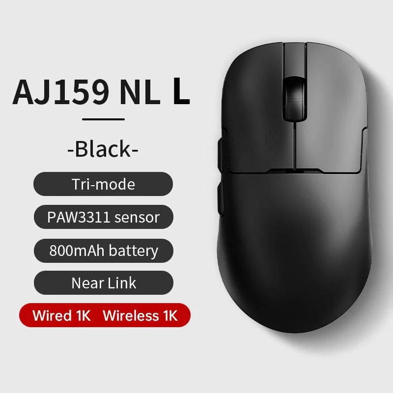 AJAZZ AJ159NL NearLink Wireless | Rechargeable Tri-Mode Gaming Mouse